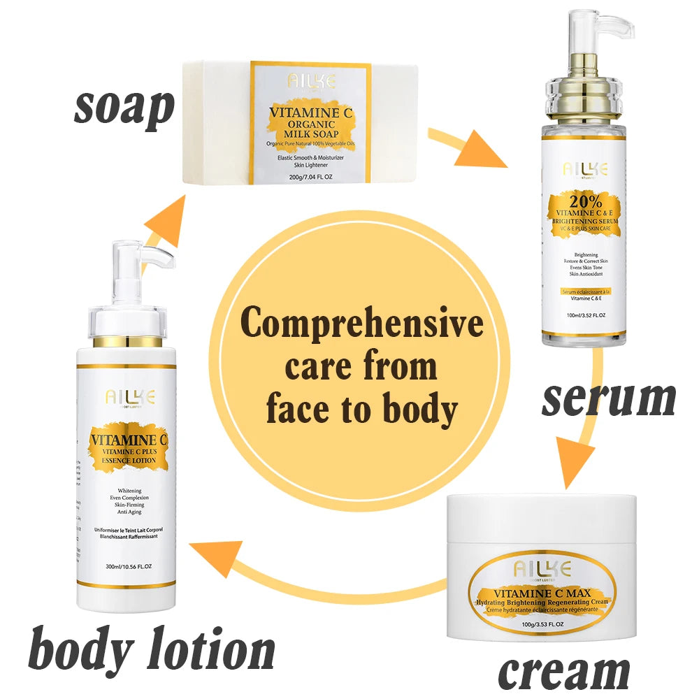 AILKE Lightening Vitamin C Hyaluronic Acid Body Cream