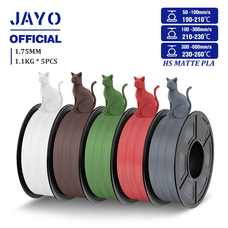 JAYO PLA Matte High Speed 3D Printer Filament Classic