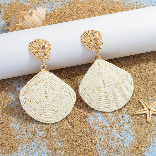 Best Lady Bohemia Starfish Shell Dangle Earrings Women
