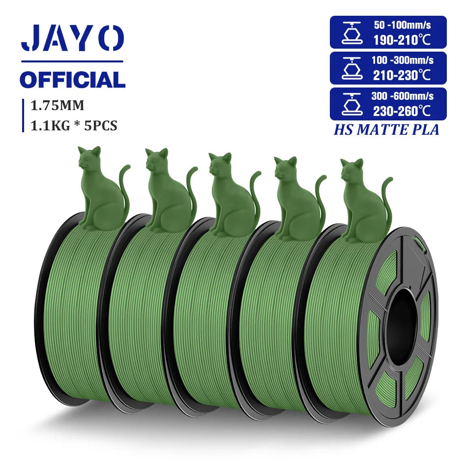 JAYO PLA Matte High Speed 3D Printer Filament Classic