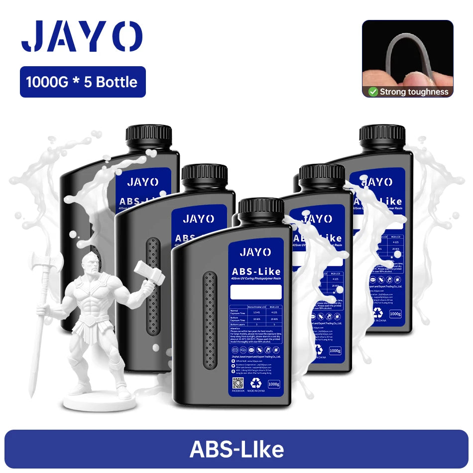 JAYO Standard Plus Toughness Resin for LCD 3D Printing