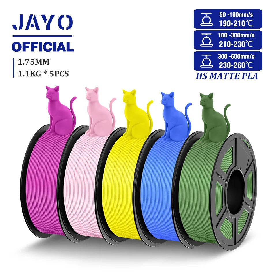 JAYO PLA Matte High Speed 3D Printer Filament Classic