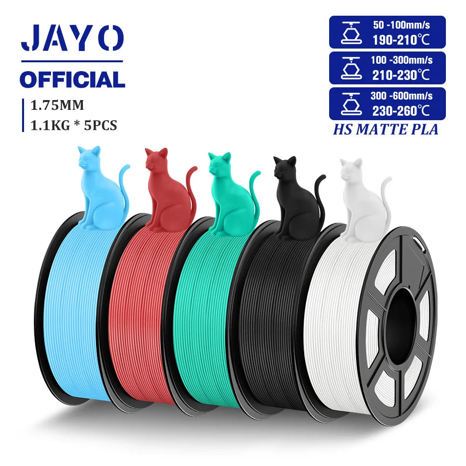 JAYO PLA Matte High Speed 3D Printer Filament Classic
