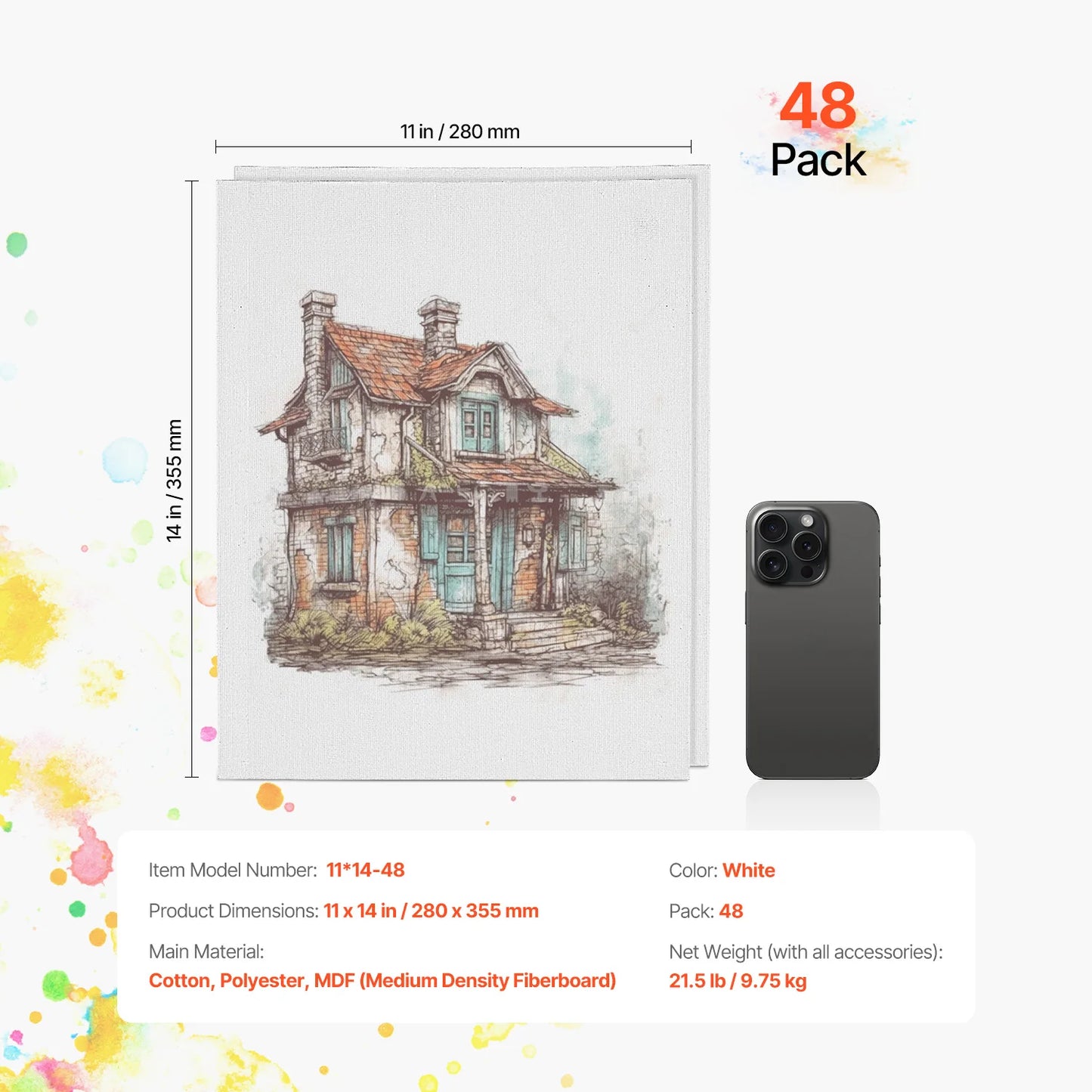 Hign Concerned Canvas Boards For Painting White Canvases