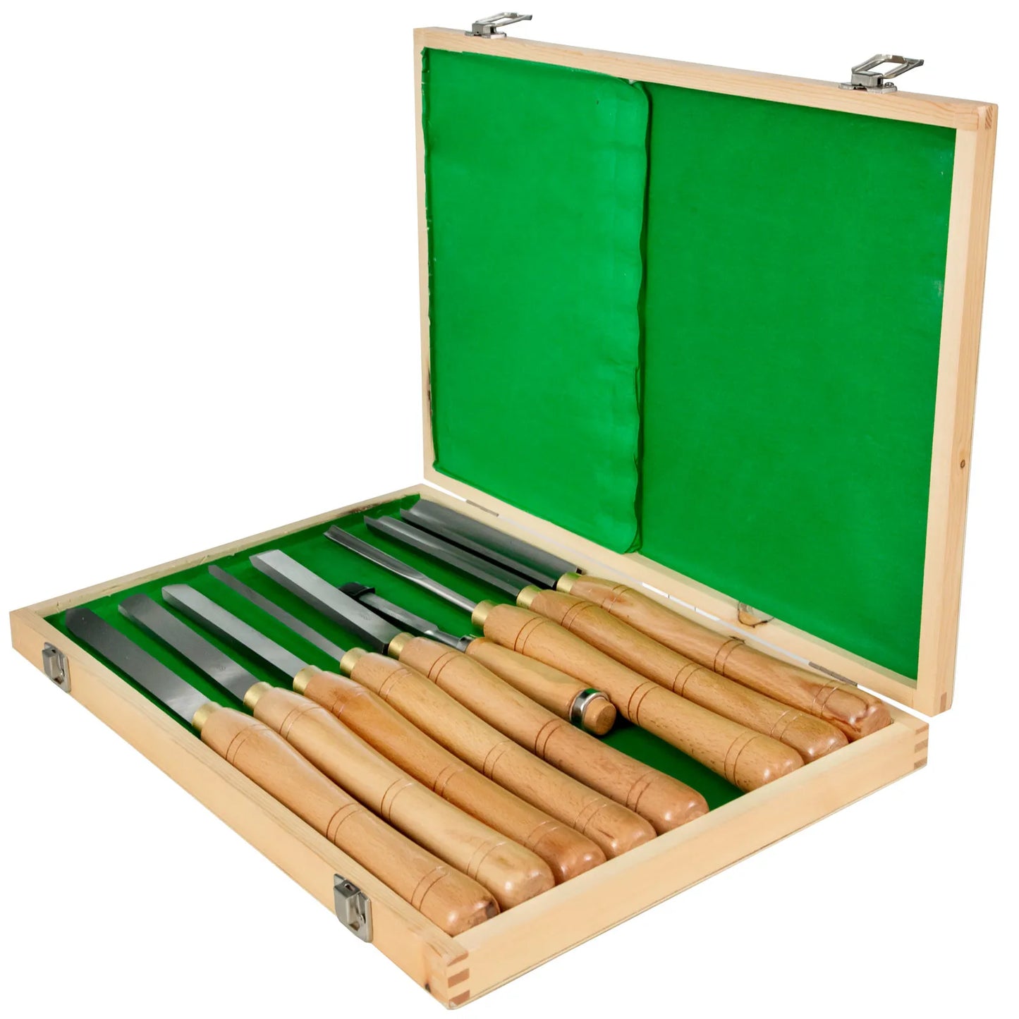 SucceBuy 9 Piece HSS Lathe Chisel Set For Wood Turning