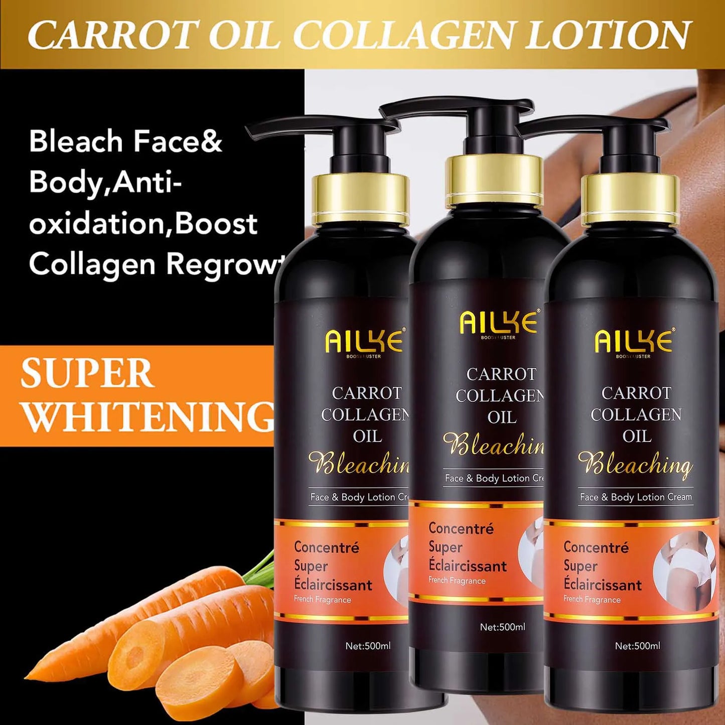AILKE Collagen Skin Kit Whitening And DarkSpot Corrector
