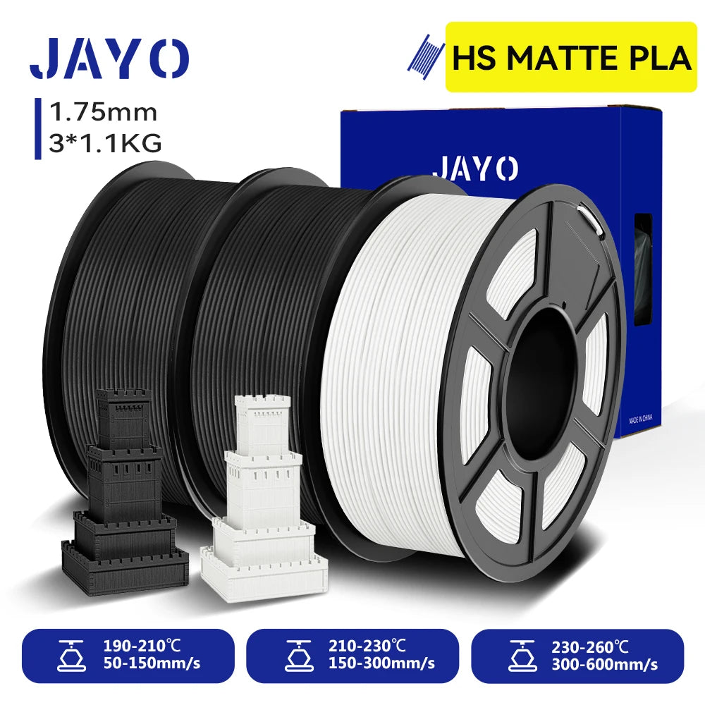 JAYO High Speed Matte PETG PLA Filament For Printing