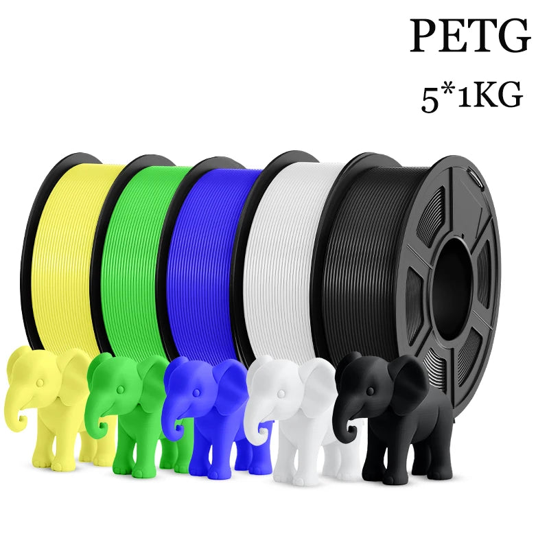 TECBEARS PETG Filament Set for 3D Printer Projects