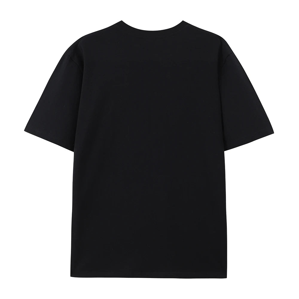 Kind Letter And Bee Print Round Neck Tee For Women Casual