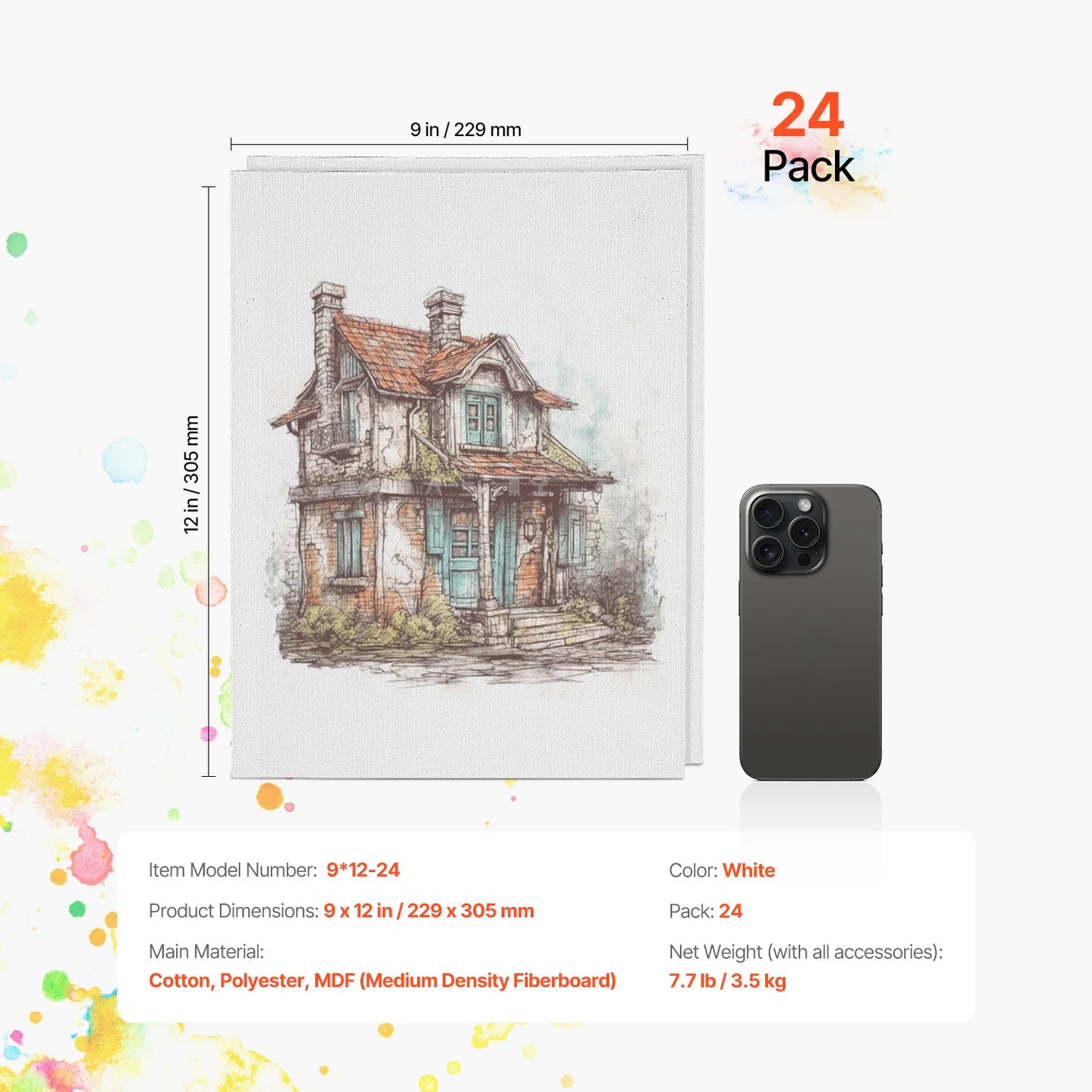 Hign Concerned Canvas Boards For Painting White Canvases