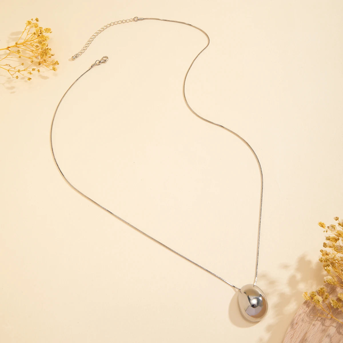 SHIXINCN Long Snake Chain Pendant Necklace For Women Gift