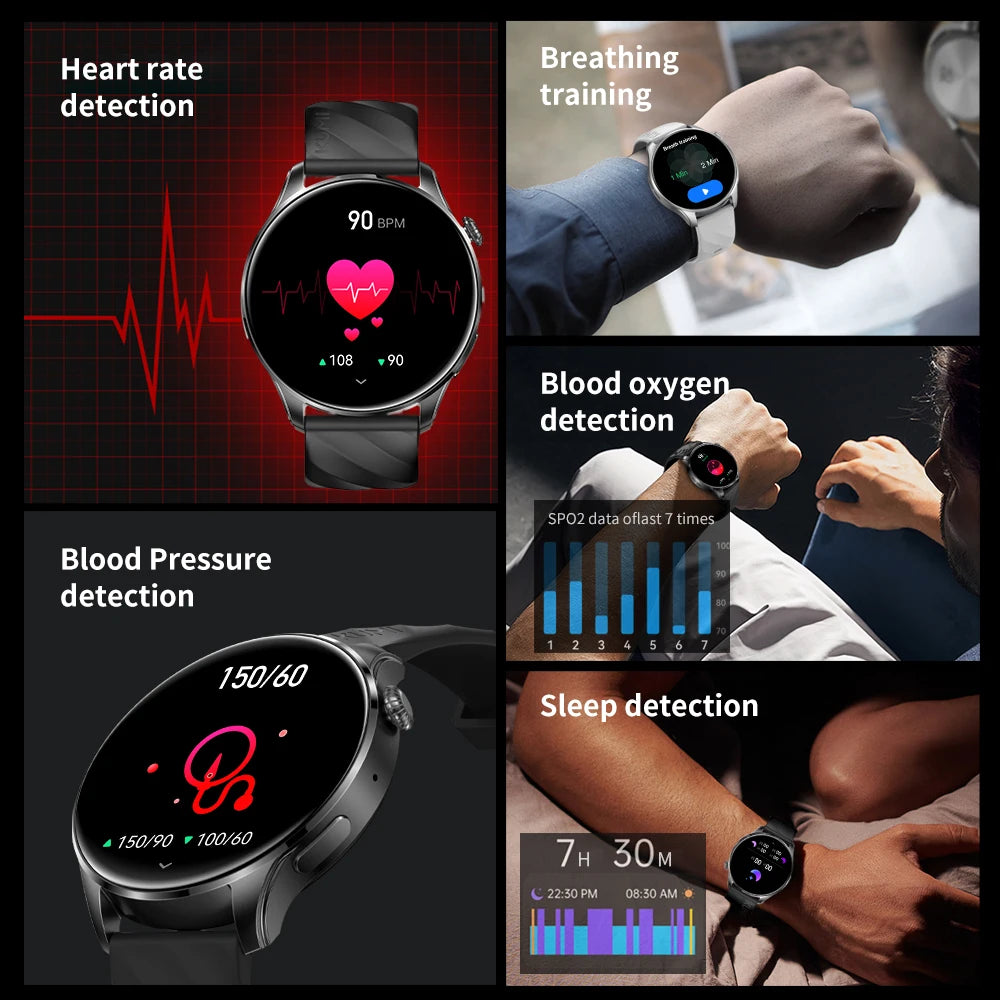 Kumi GW3 Pro Smartwatch IP68 Bluetooth 5.2 Heart Rate