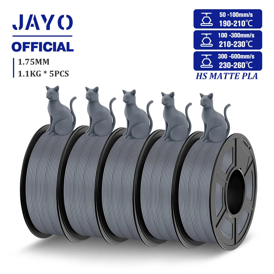 JAYO PLA Matte High Speed 3D Printer Filament Classic