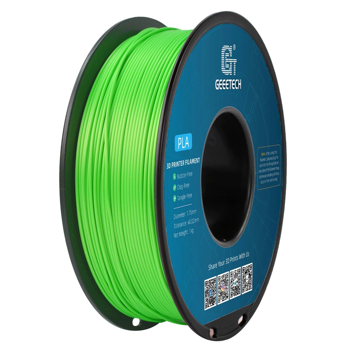 Geeetech Standard PLA Filament for 3D Printing Enthusiasts