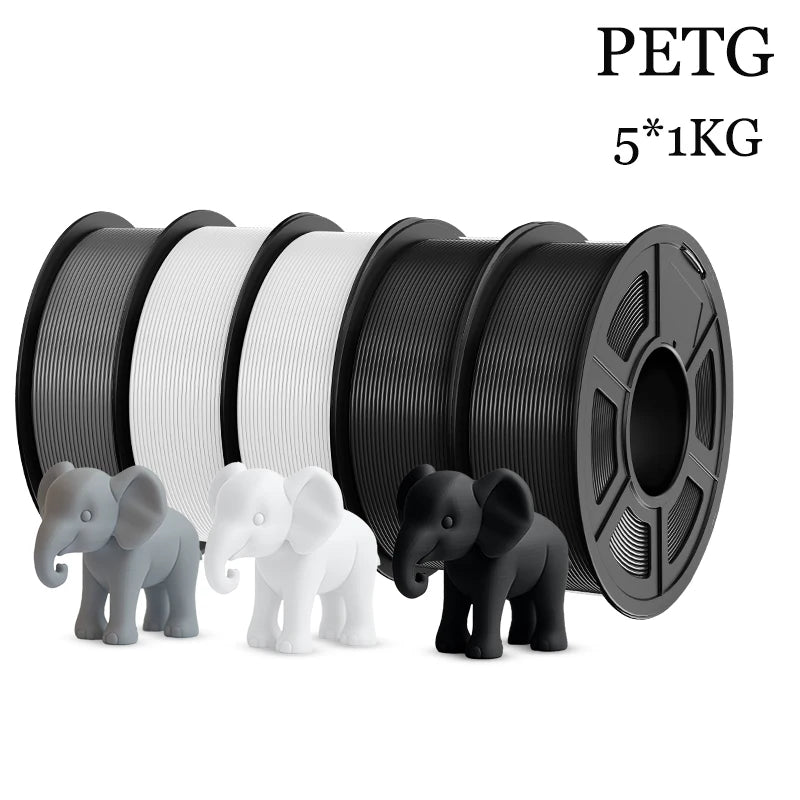 TECBEARS PETG Filament Set for 3D Printer Projects