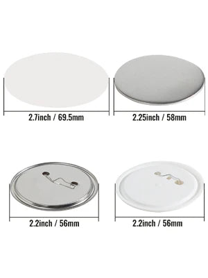 Film Button Badge Parts For Button Maker Machine Set