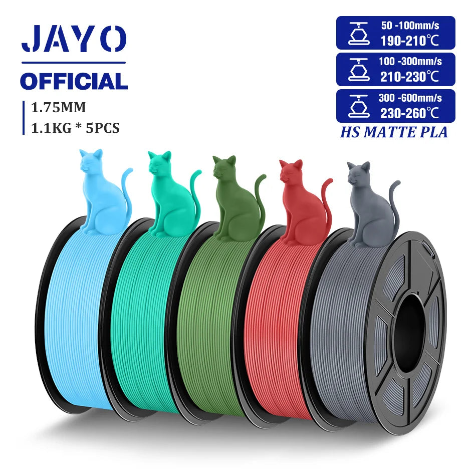JAYO PLA Matte High Speed 3D Printer Filament Classic
