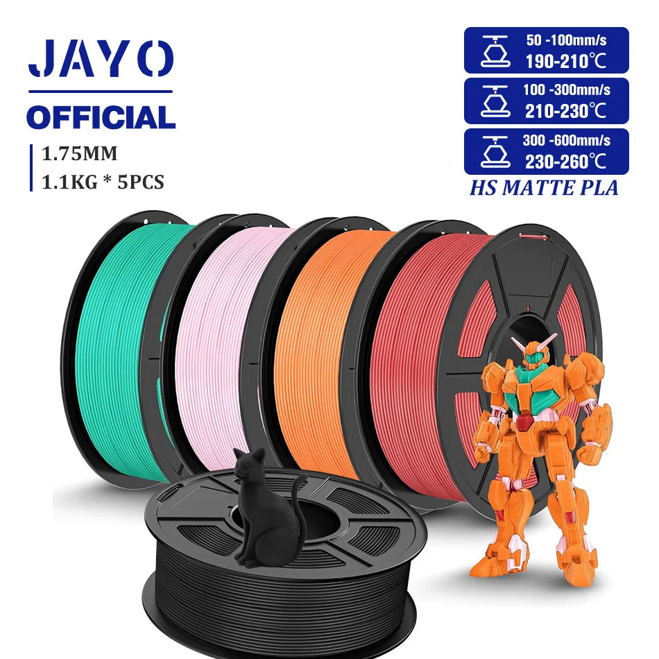 JAYO PLA Matte High Speed 3D Printer Filament Classic