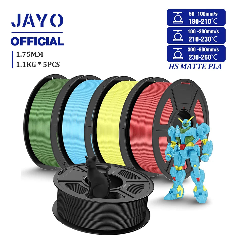 JAYO PLA Matte High Speed 3D Printer Filament Classic
