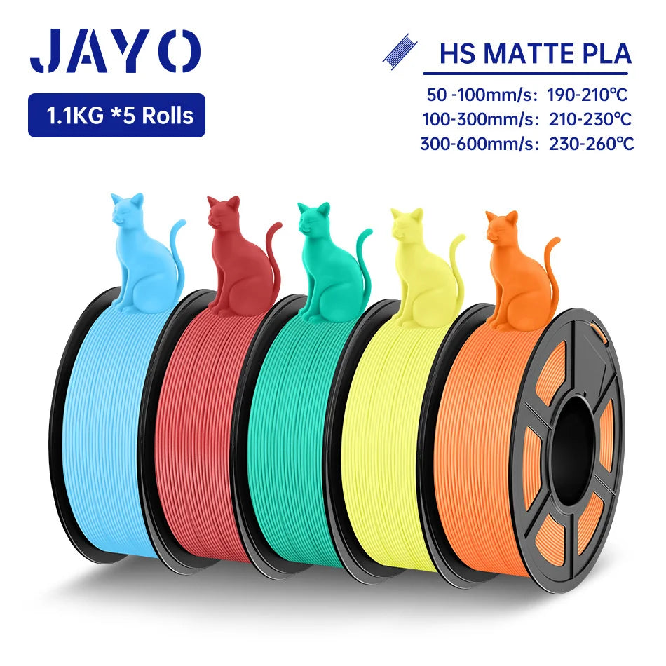 JAYO High Speed Matte PLA Filament For 3D Printing Pro
