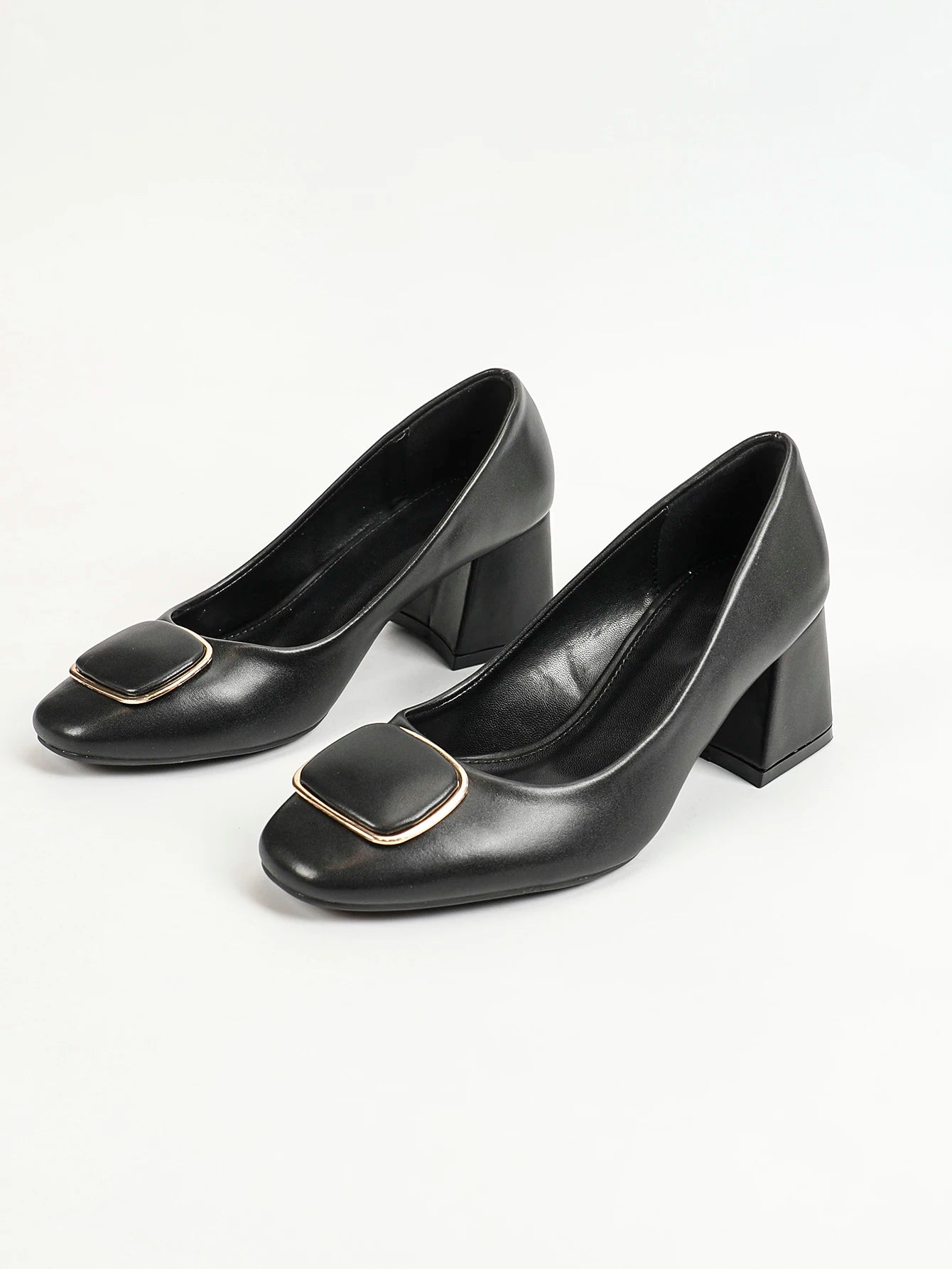 Slingback Pumps Square Toe High Heel Fashion Shoes