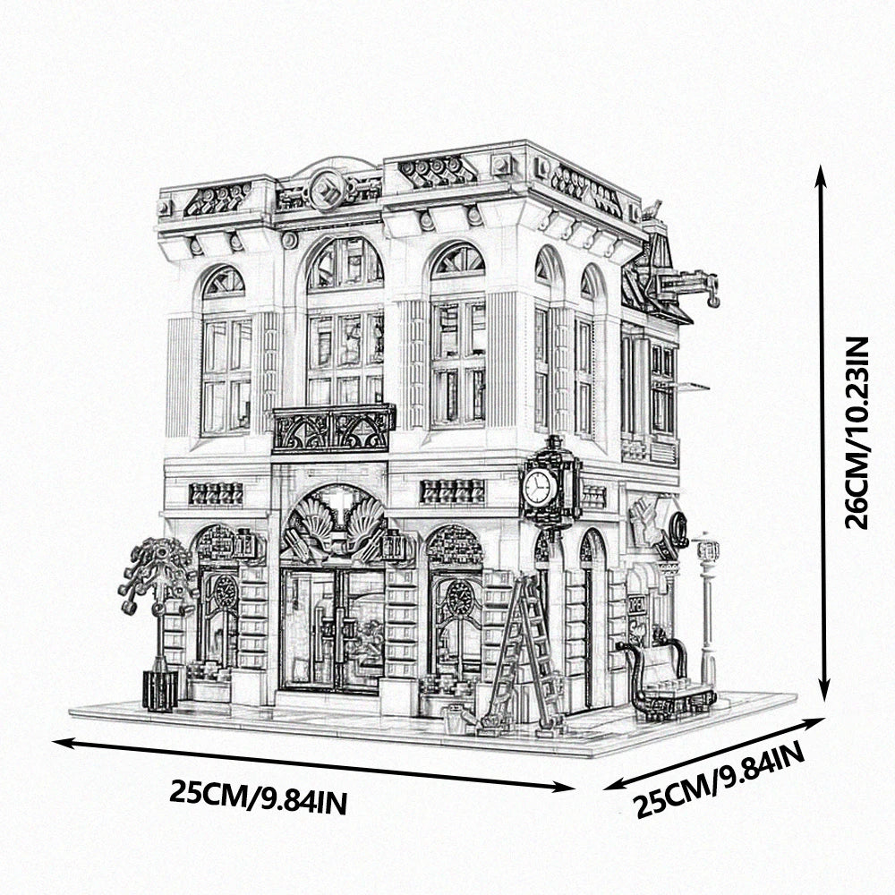 Guangdong TownHall TudorCorner BrickBank CafeCorner Blocks