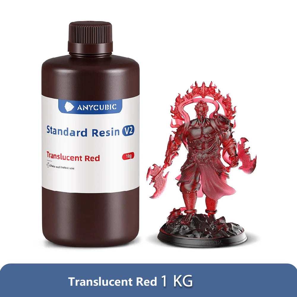 Anycubic 405nm UV Resin Standard V2 For Photon 3D Printer