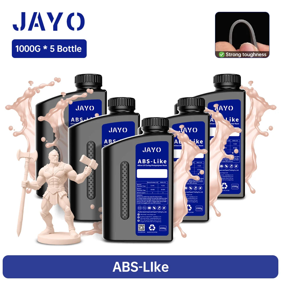 JAYO Standard Plus Toughness Resin for LCD 3D Printing