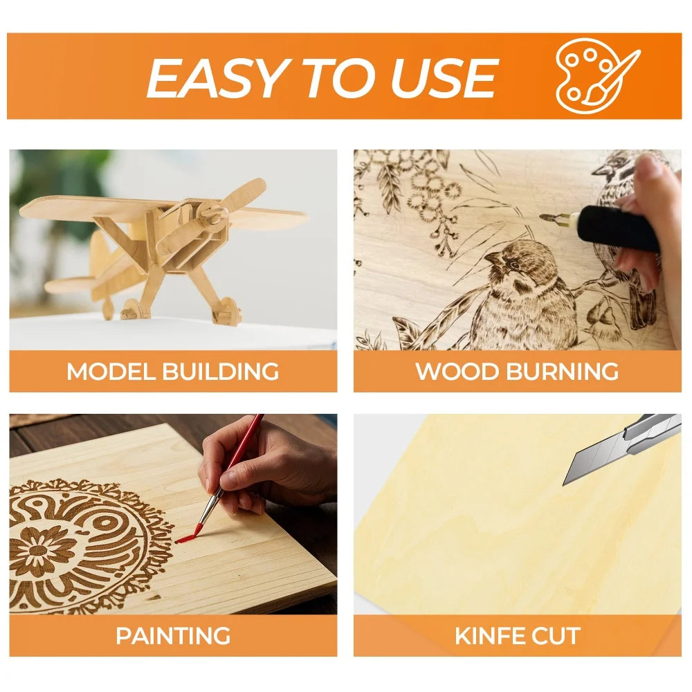 Basswood Sheets For Craft Laser Engraving And Cutting