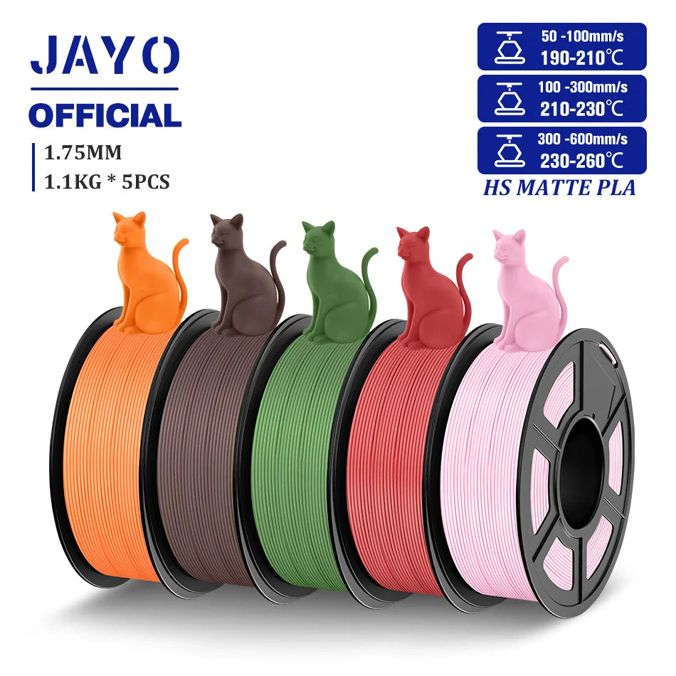 JAYO PLA Matte High Speed 3D Printer Filament Classic