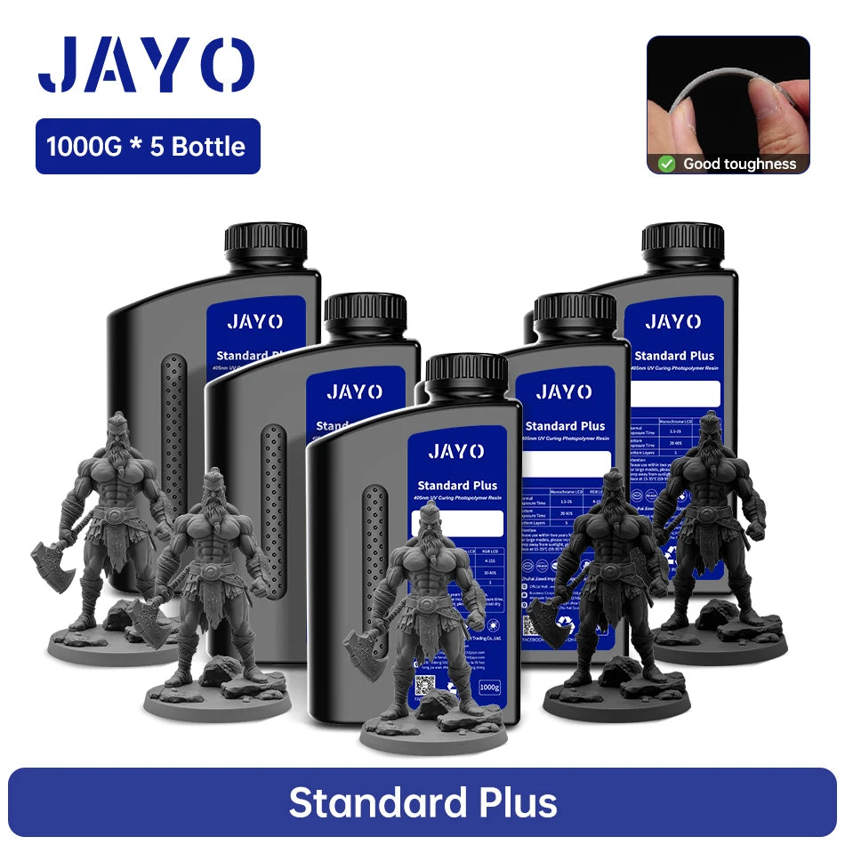 JAYO Standard Plus Toughness Resin for LCD 3D Printing