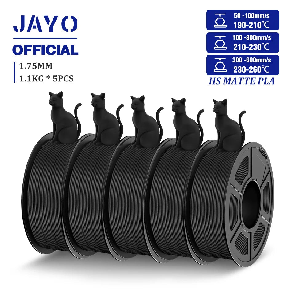 JAYO PLA Matte High Speed 3D Printer Filament Classic