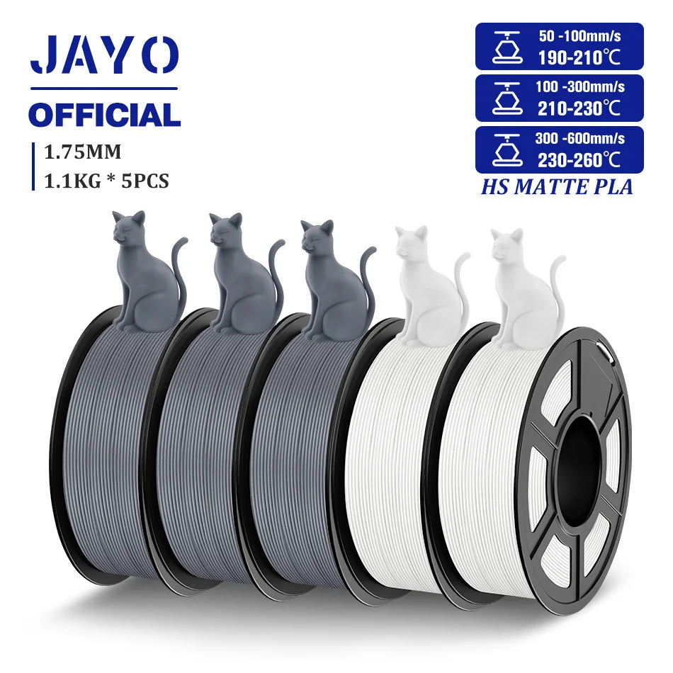 JAYO PLA Matte High Speed 3D Printer Filament Classic
