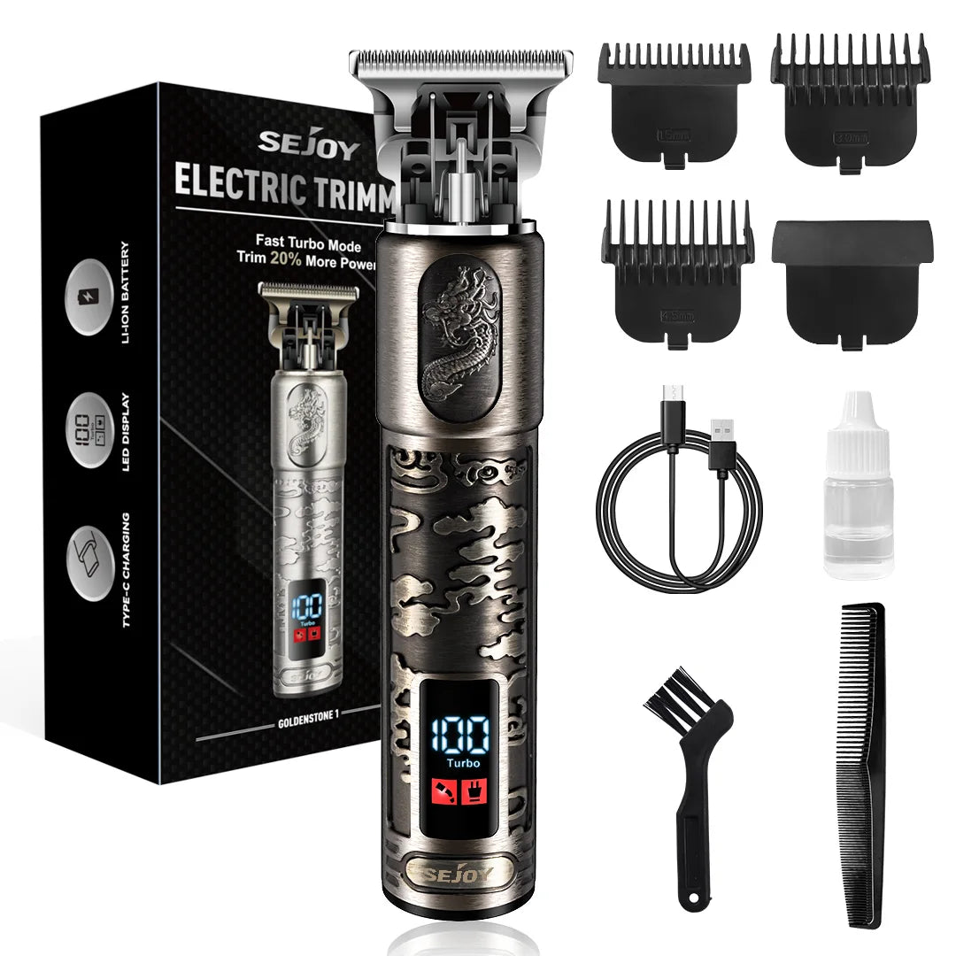 Sejoy Cordless Hair Clipper Kit For Men Professional