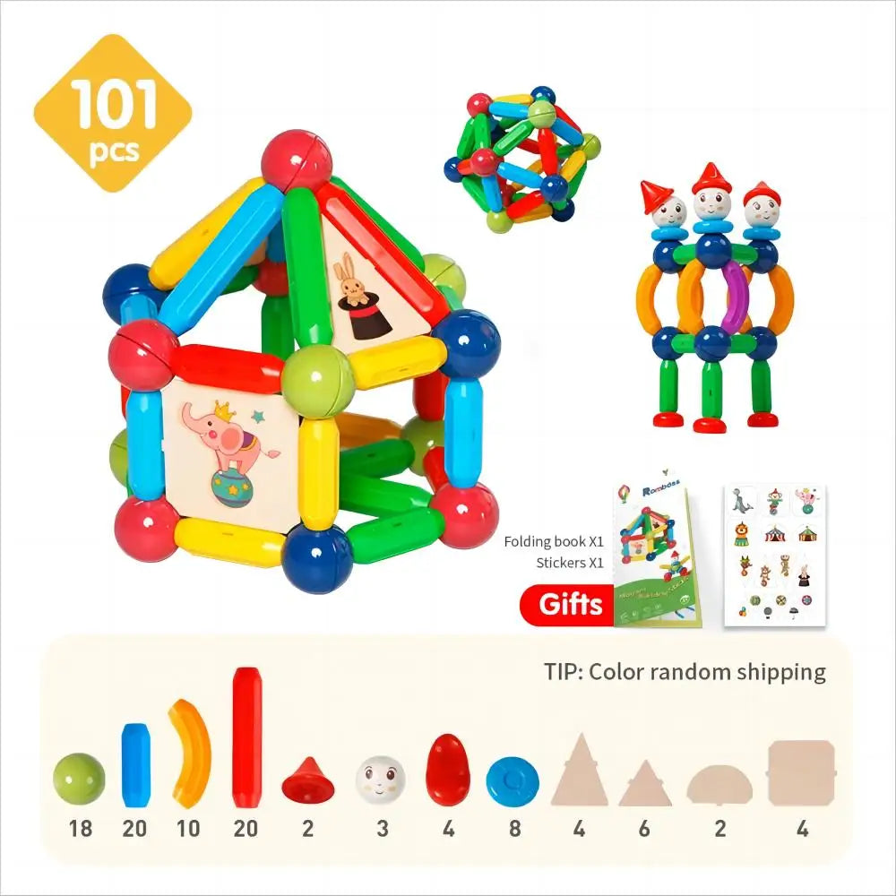 Romboss Magnetic DIY Construction Kit For Kids Montessori