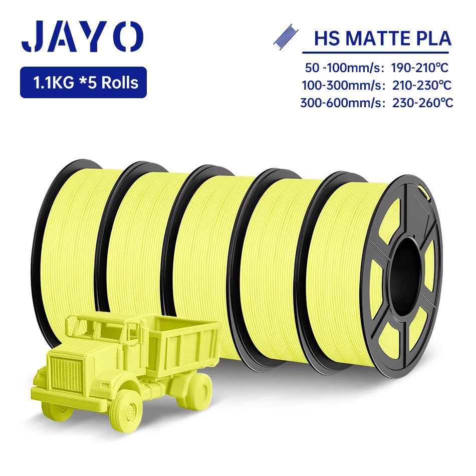 JAYO High Speed Matte PLA Filament For 3D Printing Pro