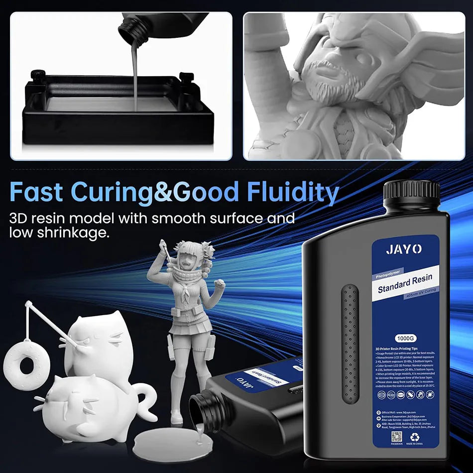 JAYO Standard Plus Toughness Resin for LCD 3D Printing