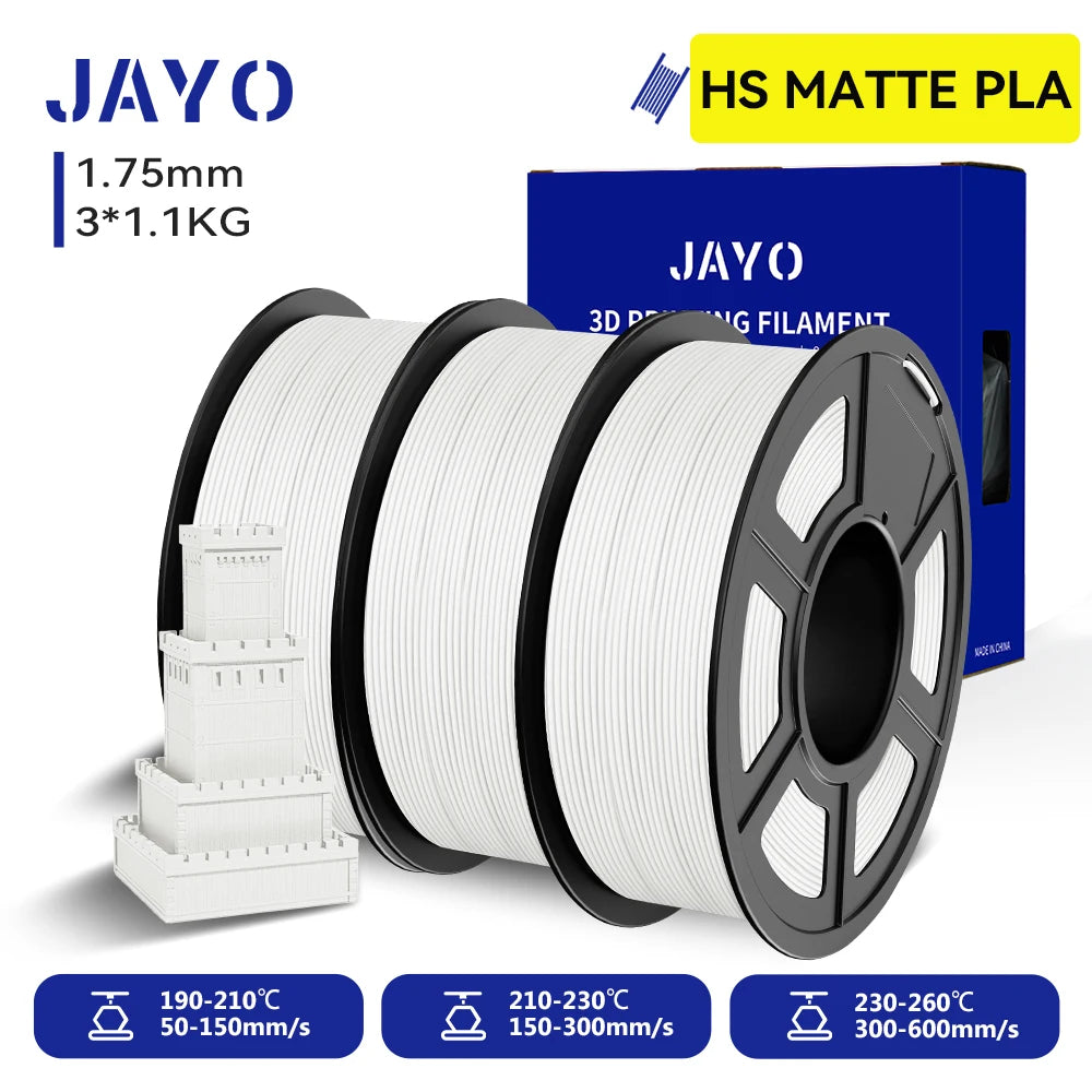 JAYO High Speed Matte PETG PLA Filament For Printing