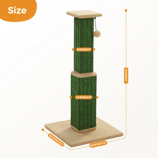 PAWZ Road Cat Scratching Post With Sisal Ball Toy Indoor
