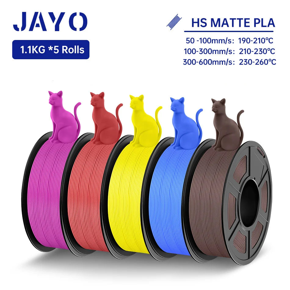 JAYO High Speed Matte PLA Filament For 3D Printing Pro