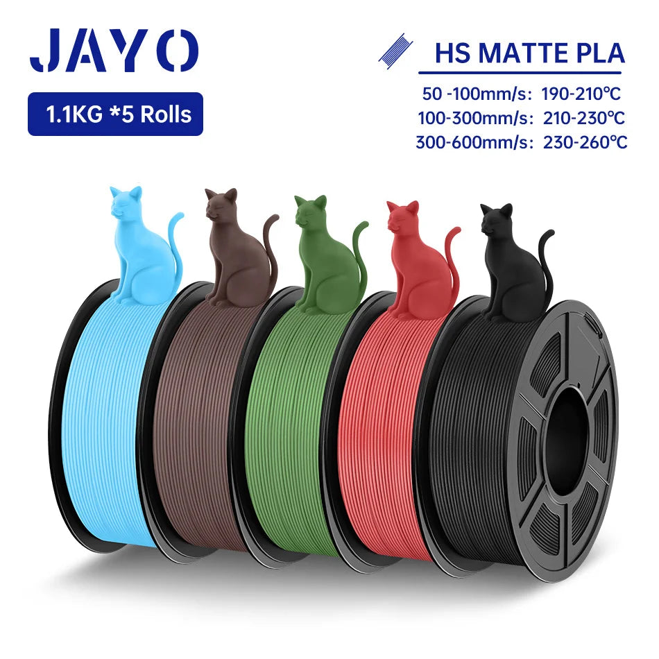 JAYO High Speed Matte PLA Filament For 3D Printing Pro
