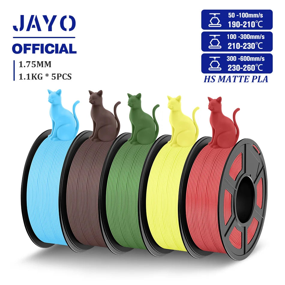 JAYO PLA Matte High Speed 3D Printer Filament Classic