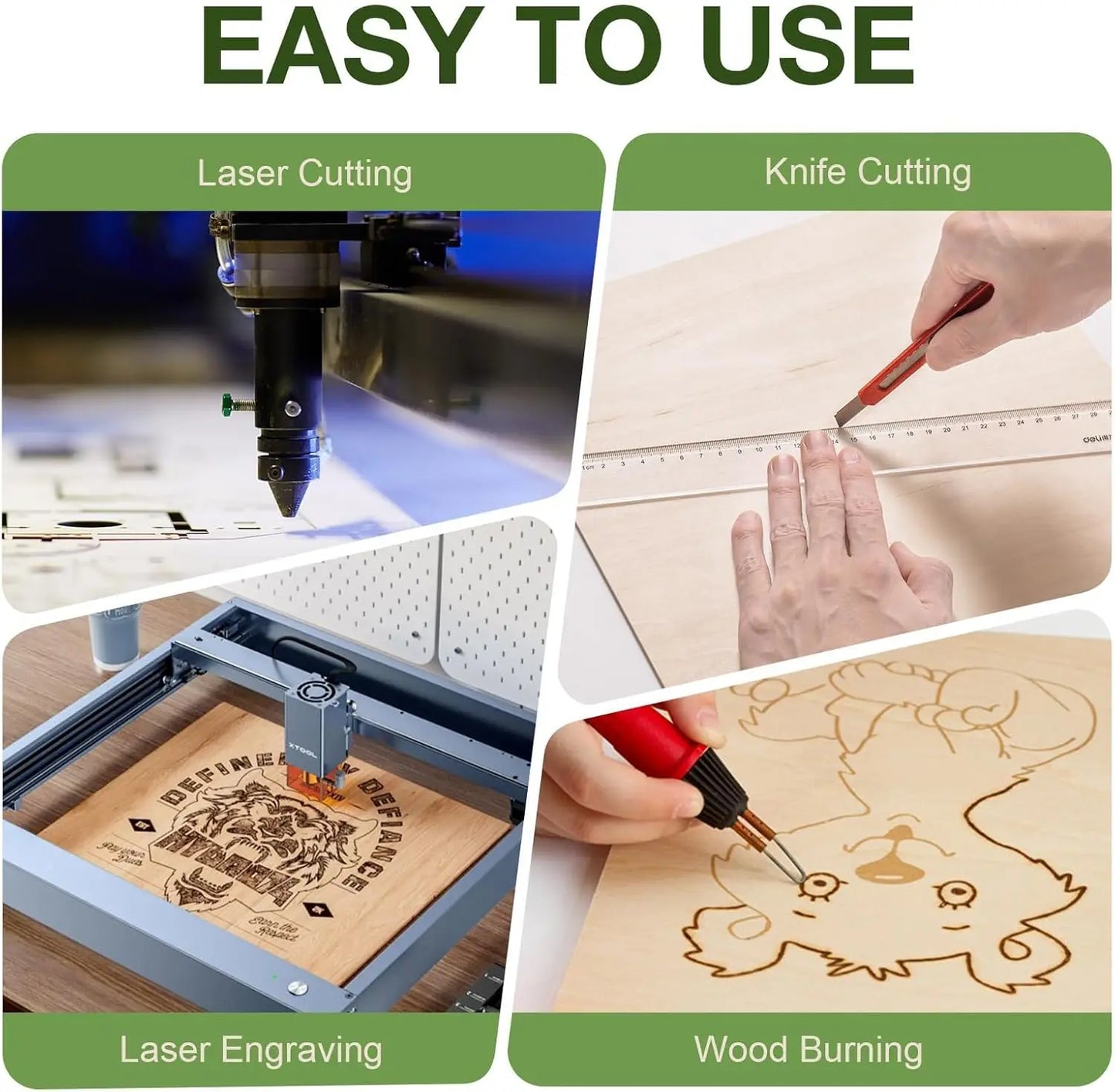 Robotime Basswood Sheets Pack Plywood For Laser Cutting