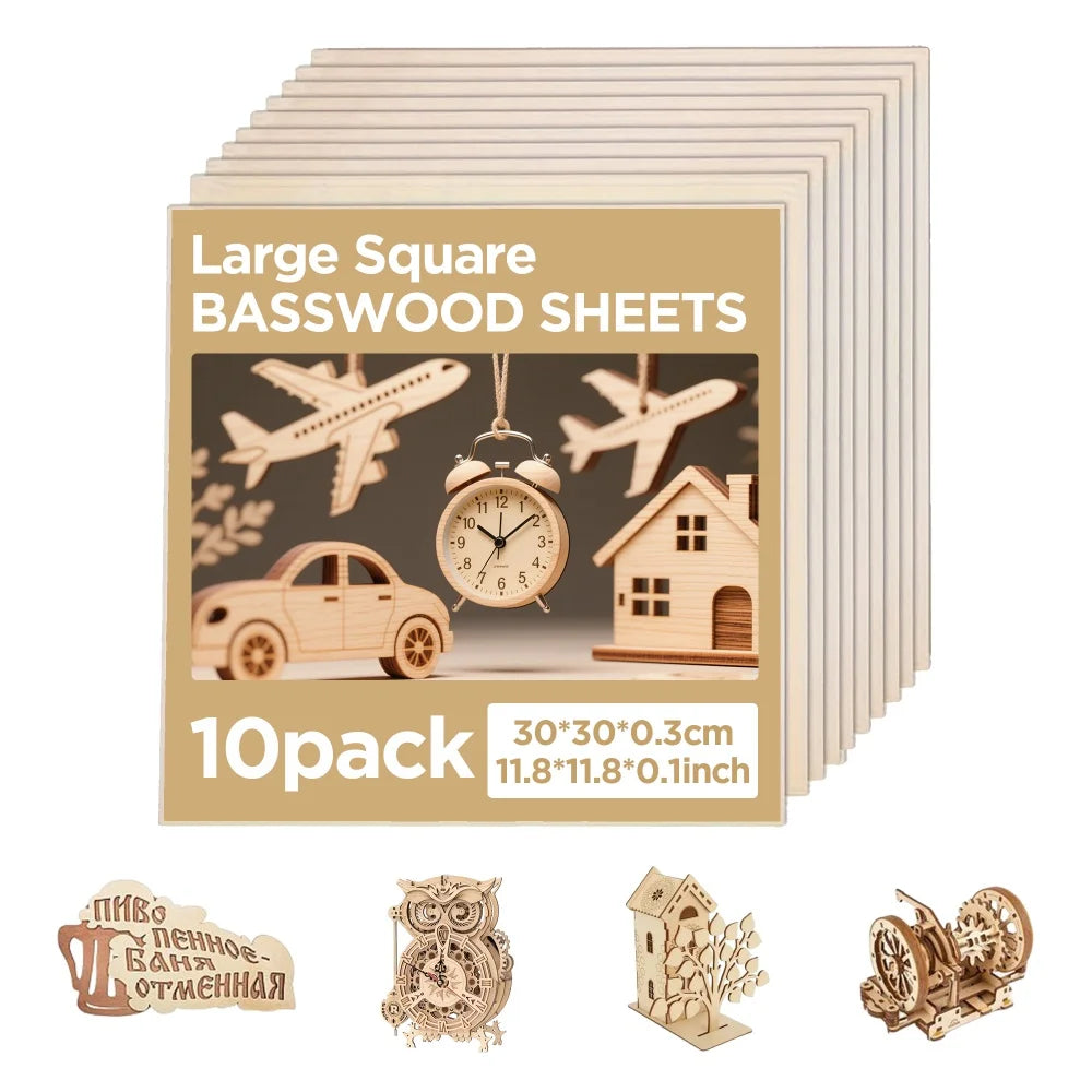 Basswood Sheets For Craft Laser Engraving And Cutting
