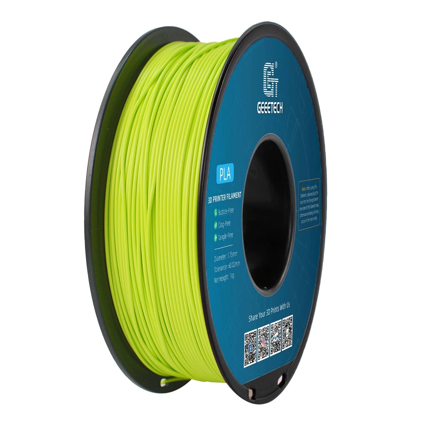 Geeetech Standard PLA Filament for 3D Printing Enthusiasts