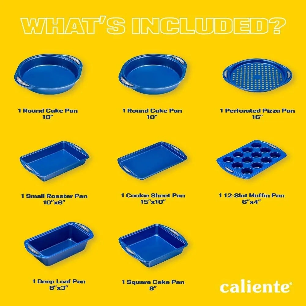 Hign Concerned Premium Bakeware Set Nonstick Eight Piece