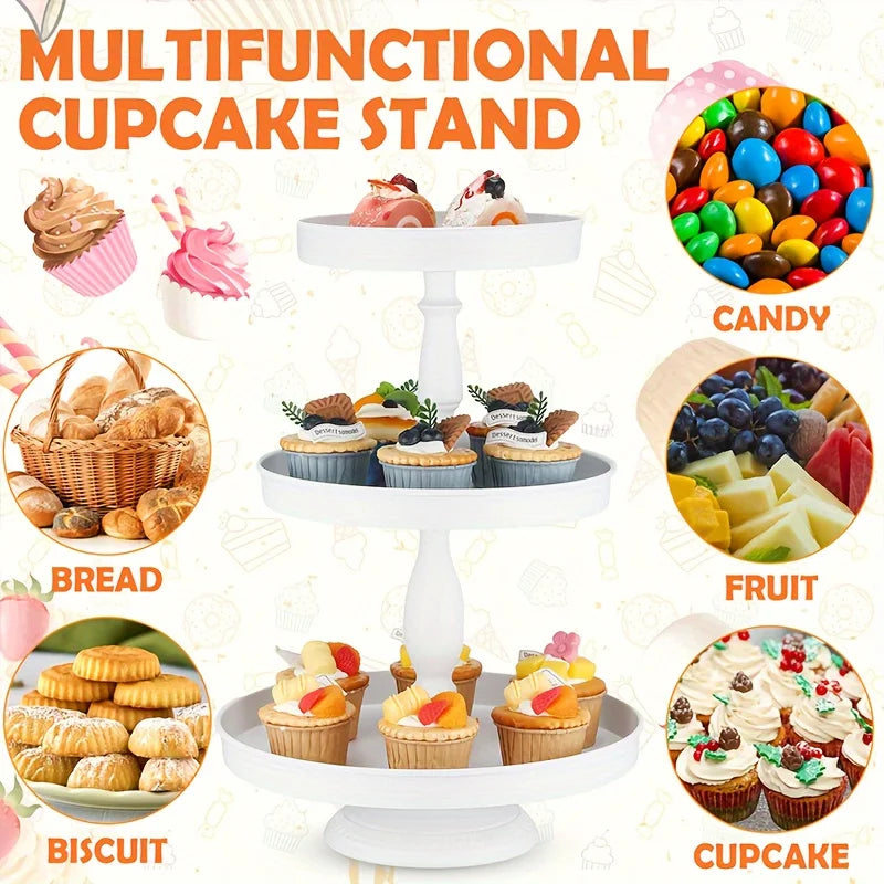 Guangdong Hign Concerned Chemical 3 Tier Cupcake Stand Pro