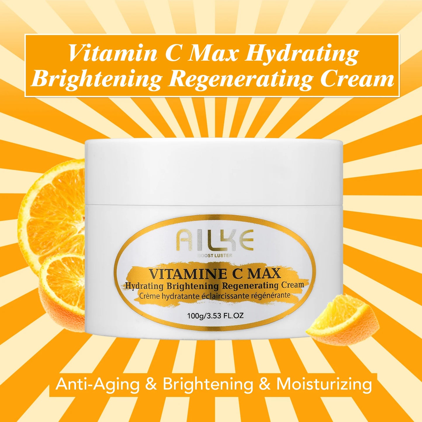 AILKE Lightening Vitamin C Hyaluronic Acid Body Cream