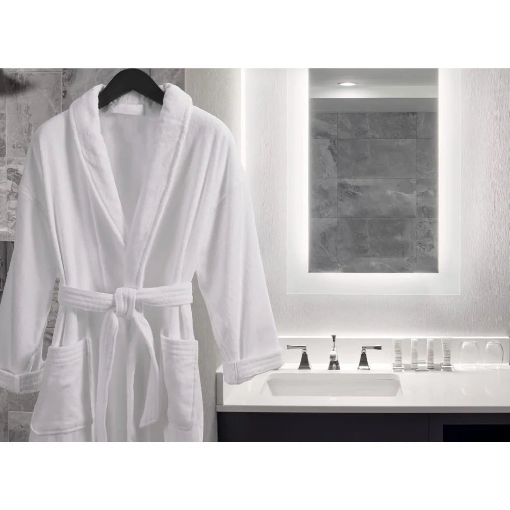 Hign Concerned Terry Velour Bathrobe Luxury Hotel Spa Robe
