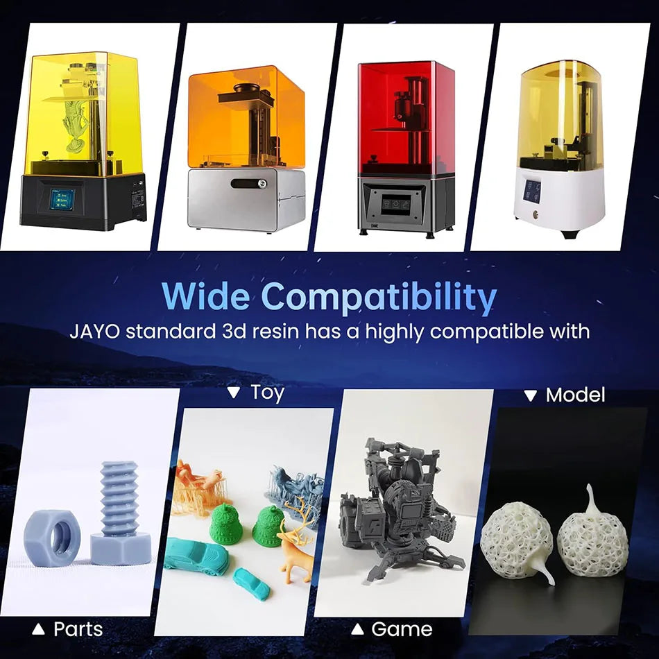 JAYO Standard Plus Toughness Resin for LCD 3D Printing